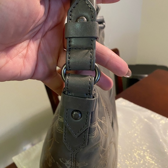 Medium Size Grey Hobo Bag - Picture 9 of 9